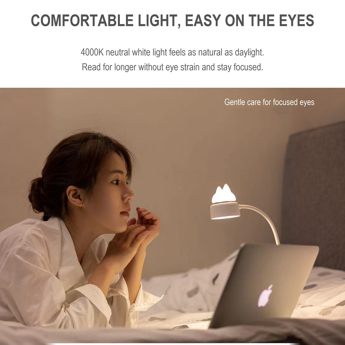 Cat-shaped lamp soft illumination and refined details