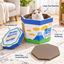 Misspet Ice-cream Box Cat Scratcher - large top opening, removable lid and scratching pad