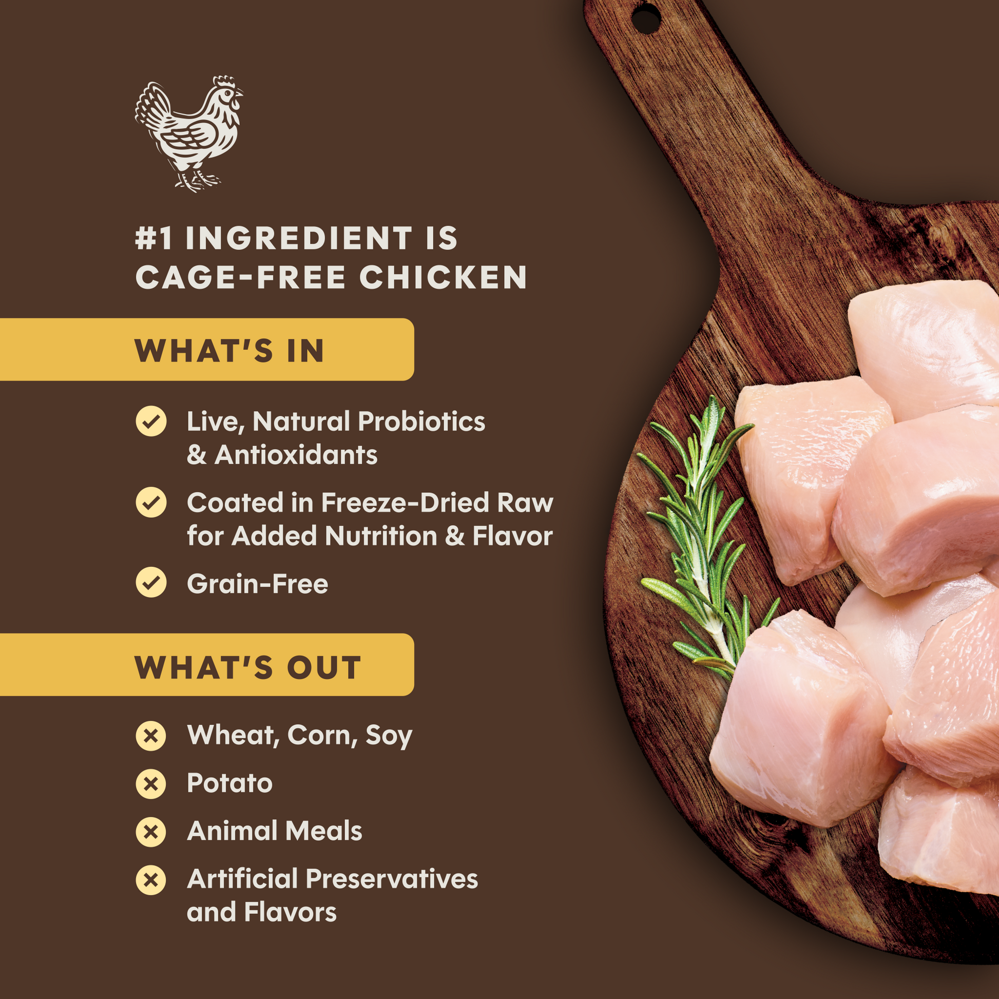Instinct Ultimate Protein chicken cat food official product detail