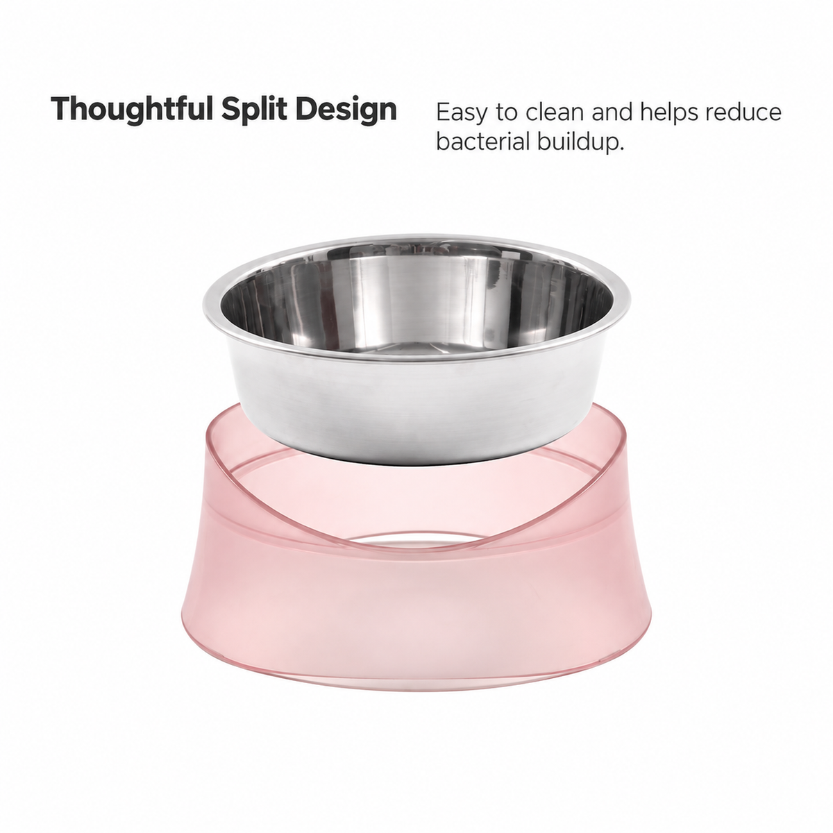 PIDAN Volcano Pet Bowl | Split design for cleaning | English translated graphic