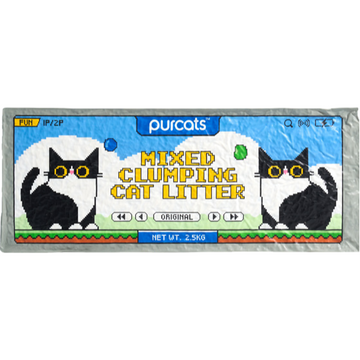 CATURE Purcats Fun Mixed Clumping Cat Litter 2.5 kg bag
