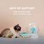 AIWO pet water fountain and feeder anti-tip support with cat lifestyle scene and English feature text [Cat scene revision v10]