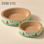 Revised | Oval Shape Cat Scratching Cardboard - Cat Scratch Pad Corrugated Lounge | Cardboard Bowl Nest Cat Scratcher | Cat Pad Board Scratcher | Cat Scratcher gallery image 05 | full text transfer | transparent overlay | square composition