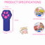 Paw-shaped cat laser toy product specifications, dimensions and weight [Latest English correction for original 05]