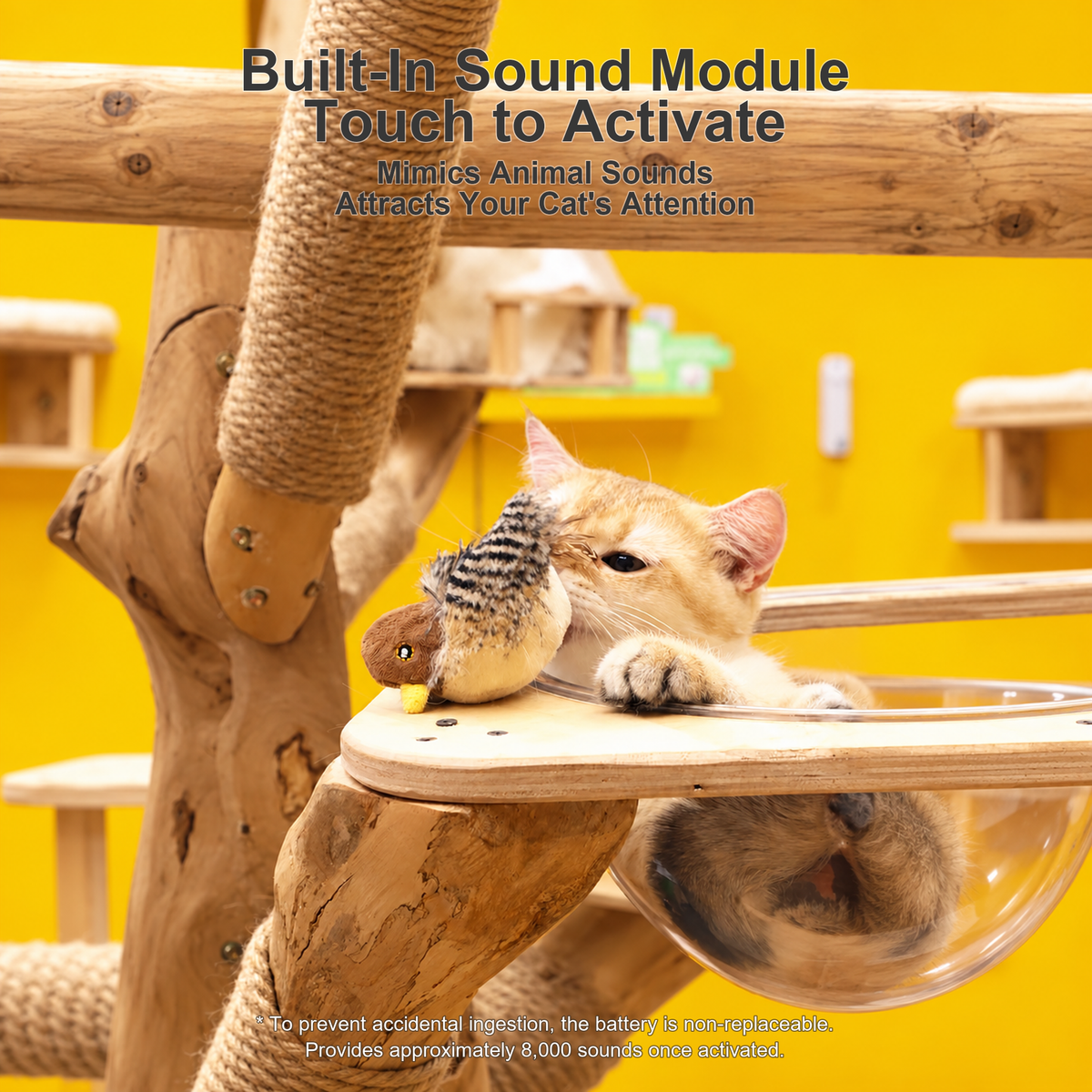 GiGwi cat toy built-in sound module and realistic animal sounds [Gallery: Shared]