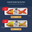 Red and golden koi catnip fish toy color options [Gallery: English Info]