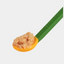 VETRESKA green handled spoon holding wet cat food