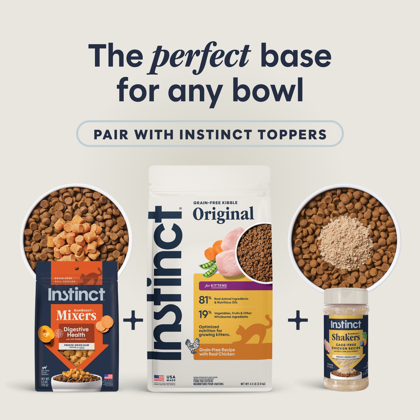 Instinct Original Kitten Chicken cat food official product detail