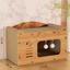 Cat scratcher lounger frame, vents and fasteners [Gallery: Details]