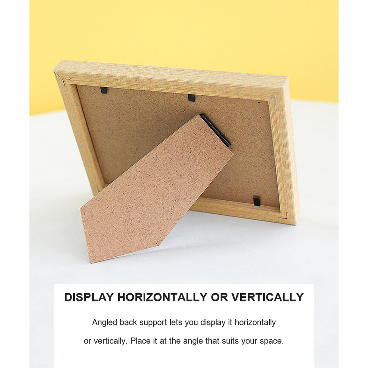Paw print keepsake frame display support