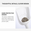 Cature cat litter scoop detail 06 - hand-protective design