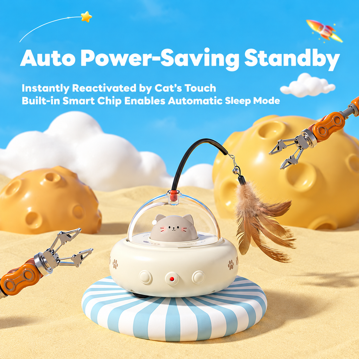 Automatic Rotating Cat Toy ABS Electronic Component Annoying Relief Intelligent Random Move to Chase | source media 34199685922978 | content-safe square revision | TEXT_LAYOUT_REBUILD | textLayer=transparent-overlay | backgroundMode=scene-outpaint | 20260920-v1