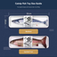 Mackerel and speckled trout catnip fish toy size guide [Gallery: English Info]