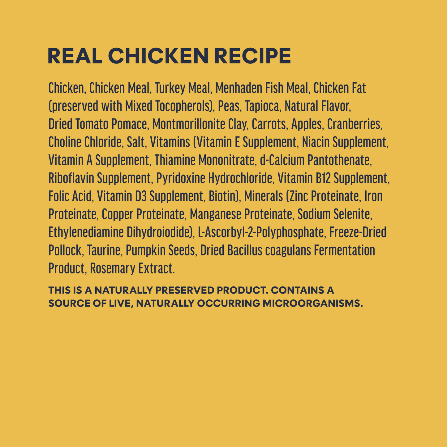 Instinct Original Chicken cat food official product detail