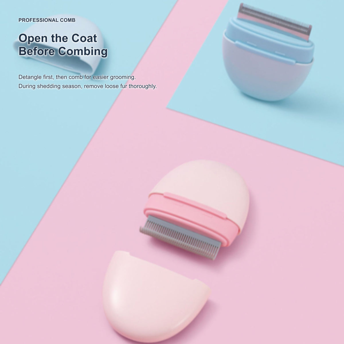 Aiwo pebble cat grooming comb for detangling before combing [Gallery: Shared]