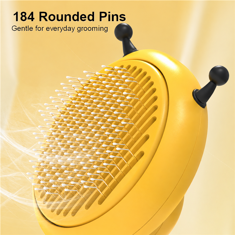 Aiwo Bee-Shaped Pin Brush for Cats & Dogs