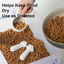 Diatomite cat paw drying blocks with dry food storage [English Revision]