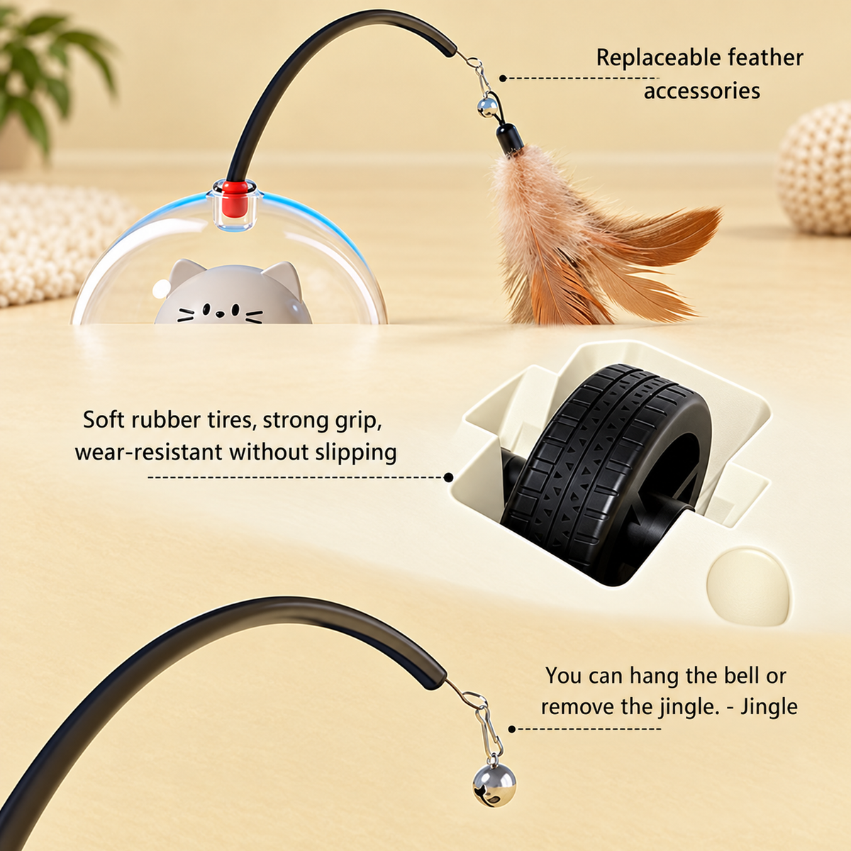 Automatic Rotating Cat Toy ABS Electronic Component Annoying Relief Intelligent Random Move to Chase | source media 34199685955746 | content-safe square revision | TEXT_LAYOUT_REBUILD | textLayer=transparent-overlay | backgroundMode=scene-outpaint | 20260920-v1