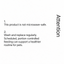 PIDAN Volcano Pet Bowl | Care and microwave safety notice for pets | English translated graphic