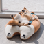 Nautical Cuddle Flop Nest effective 1:1 continuous background outpaint revision v2, source image 7, no crop