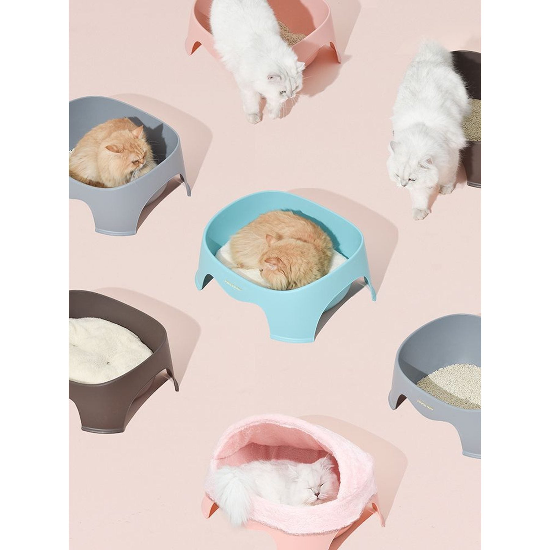 PAKEWAY Pi multifunctional cat litter tray, image 7, product detail or lifestyle view [Gallery: Shared]