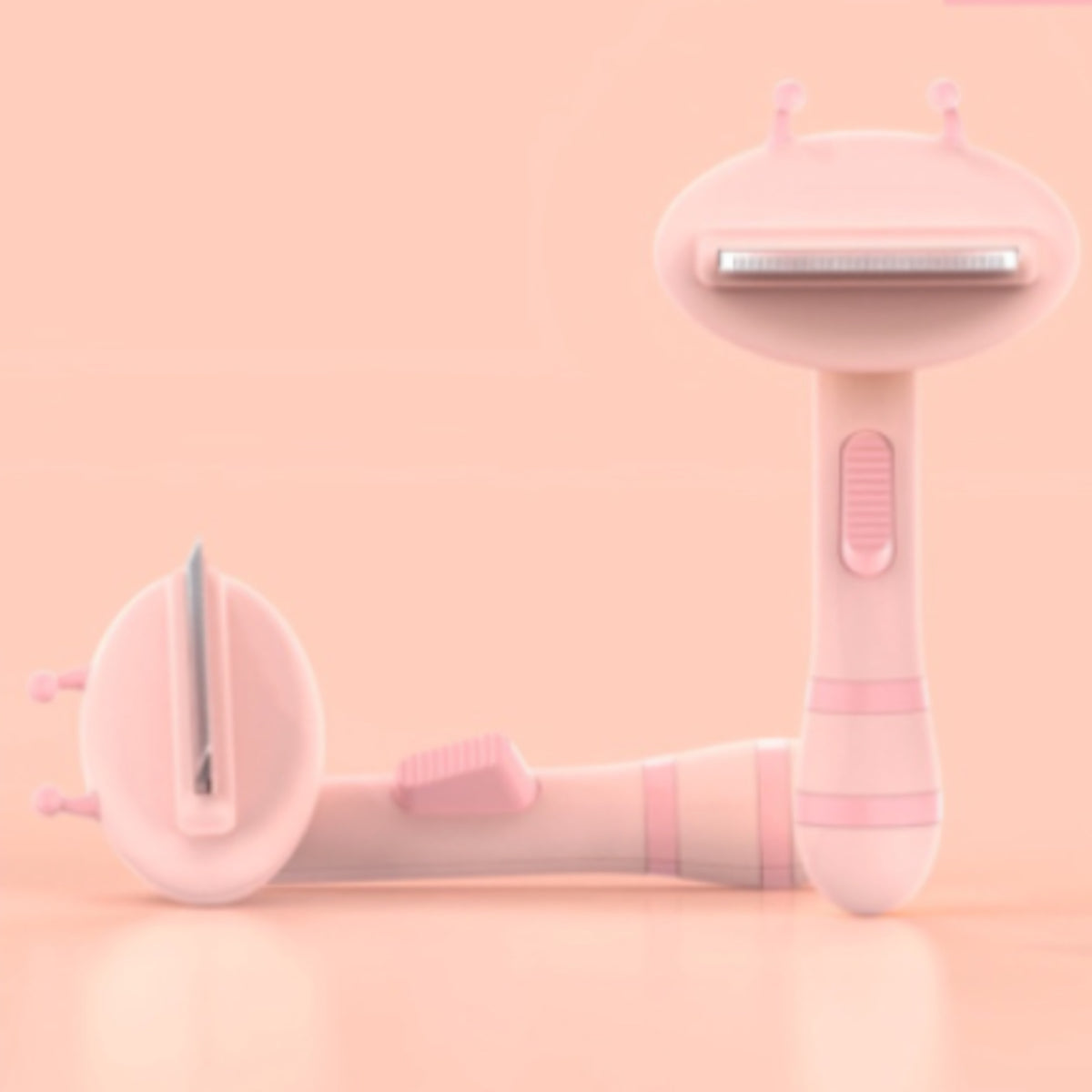 Aiwo pink bee deshedding pet brush used for cat grooming [Gallery: Shared]