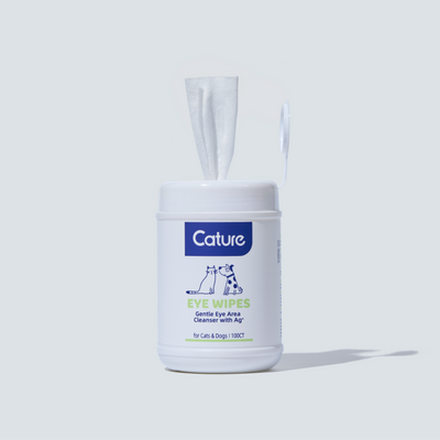 Cature Pet Eye Wipes/Tear Stain Remover Wipes 100 count for Dog and Cat