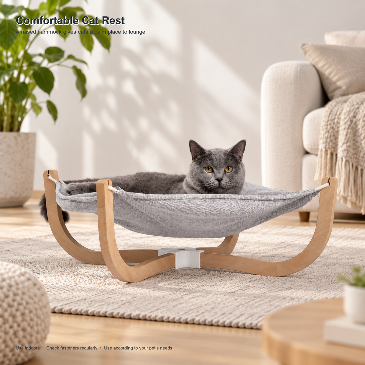 PIDAN Trestle Cat Bed | English translated square detail 07
