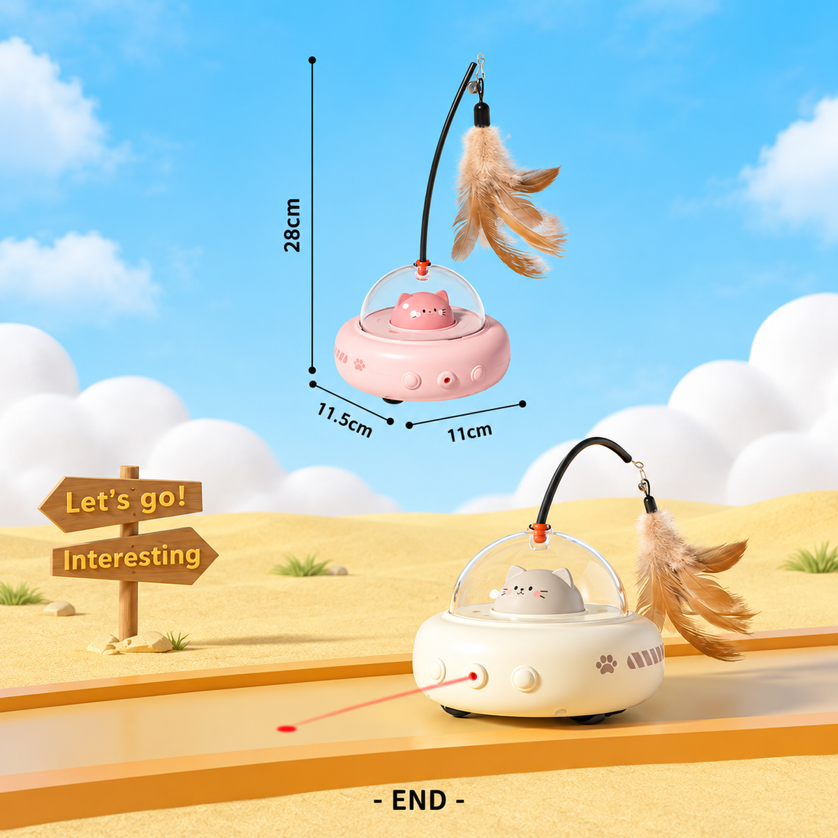 Automatic Rotating Cat Toy ABS Electronic Component Annoying Relief Intelligent Random Move to Chase | source media 34199685988514 | content-safe square revision | TEXT_LAYOUT_REBUILD | textLayer=transparent-overlay | backgroundMode=scene-outpaint | 20260920-v1