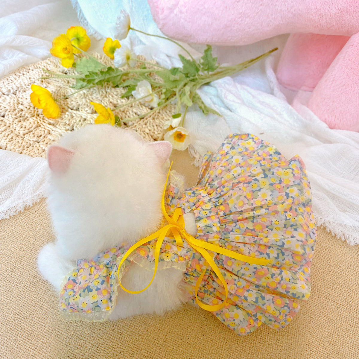 Effective-expanded lifestyle image 8 for Monin & B1GGERFISH floral pet dress