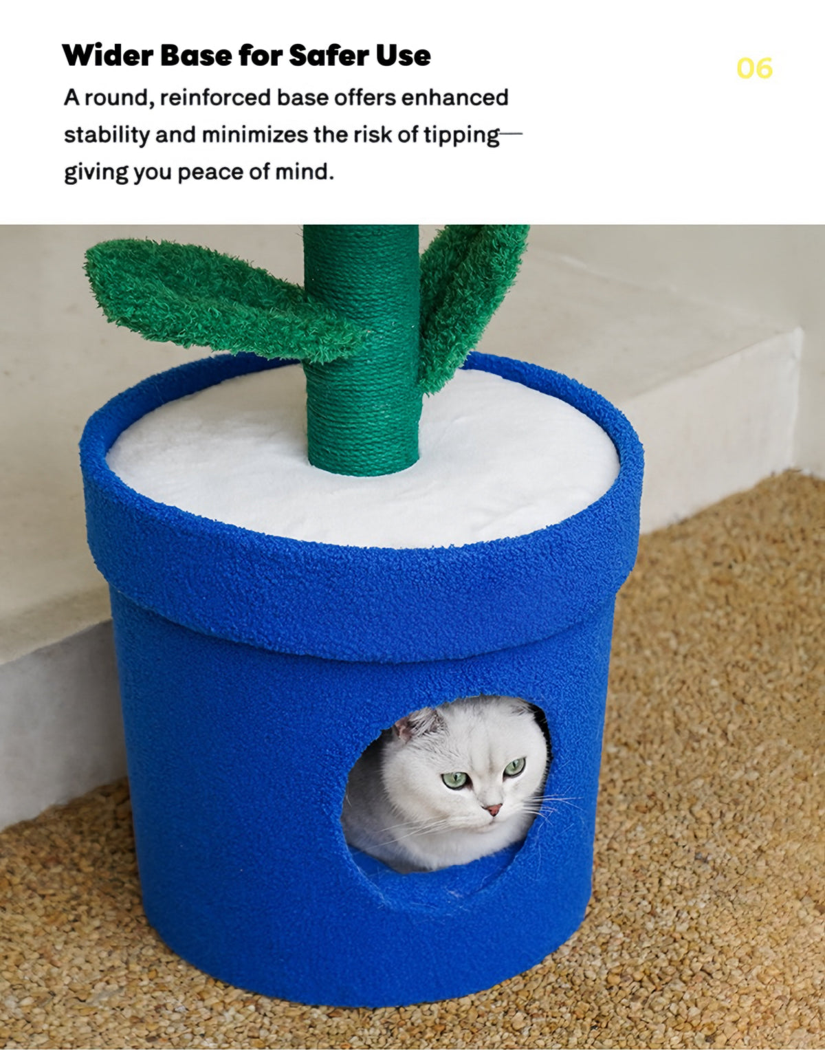 Original | ZEZE Barbie Potted Flower Cat Condo | gallery image 08 | source preserved