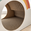 Revised | Rainbow Cat Scratcher Cardboard 2-in-1 Multifunctional Cat Scratcher Lounge Bed Cat Scratching Pad for Indoor Cats as Furniture Protector Cat Training Toy gallery image 08 | square composition