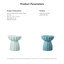 PIDAN Cherish ceramic cat bowl product parameters finishes and material translated square detail