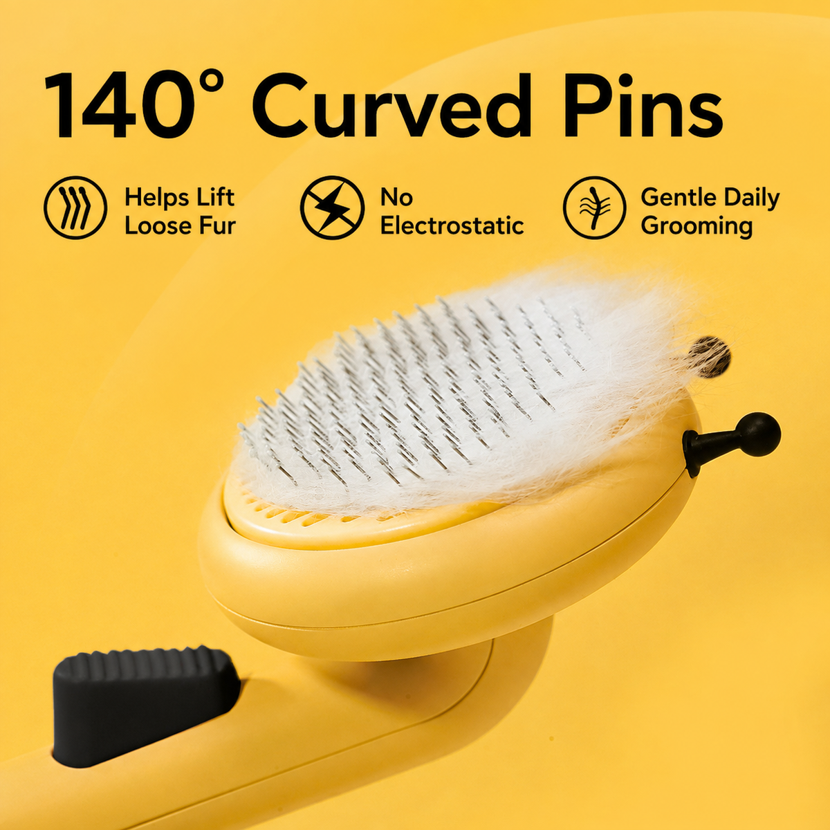 Aiwo Bee-Shaped Pin Brush for Cats & Dogs