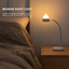 Cat-shaped lamp used as a warm bedside night light