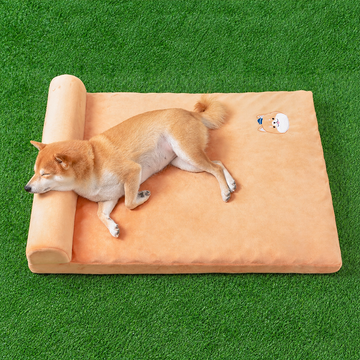 Navy Style Military-Inspired Pet Mattress effective 1:1 continuous background outpaint revision v2, source image 9, no crop