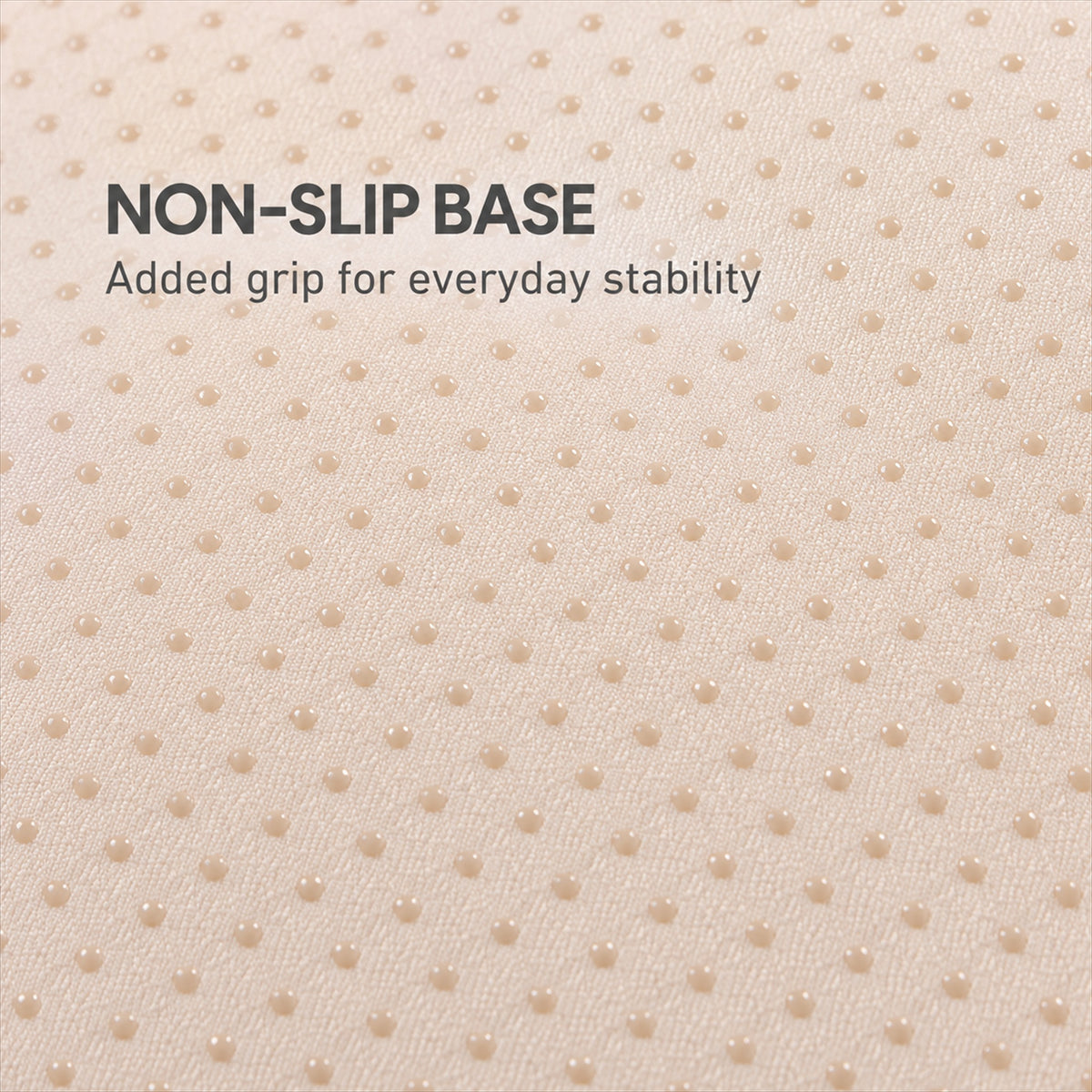 Non-slip base texture for a white polar bear pet sofa