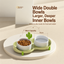 Anti-Spill Pet Bowls, Dual-Use Set