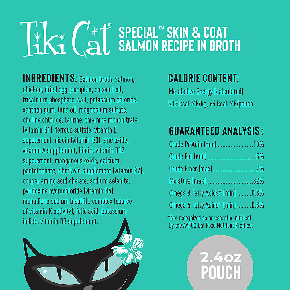 Tiki Cat® Special™ SKIN & COAT: Salmon Recipe in Broth