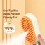Steam Silicone Cat Grooming Brush one-button mist feature