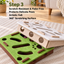 Retro Felt Play Station: The Smart Cat Challenge | source media 35047194493090 | content-safe square revision | TEXT_LAYOUT_REBUILD | textLayer=transparent-overlay | backgroundMode=scene-outpaint | 20260920-v1