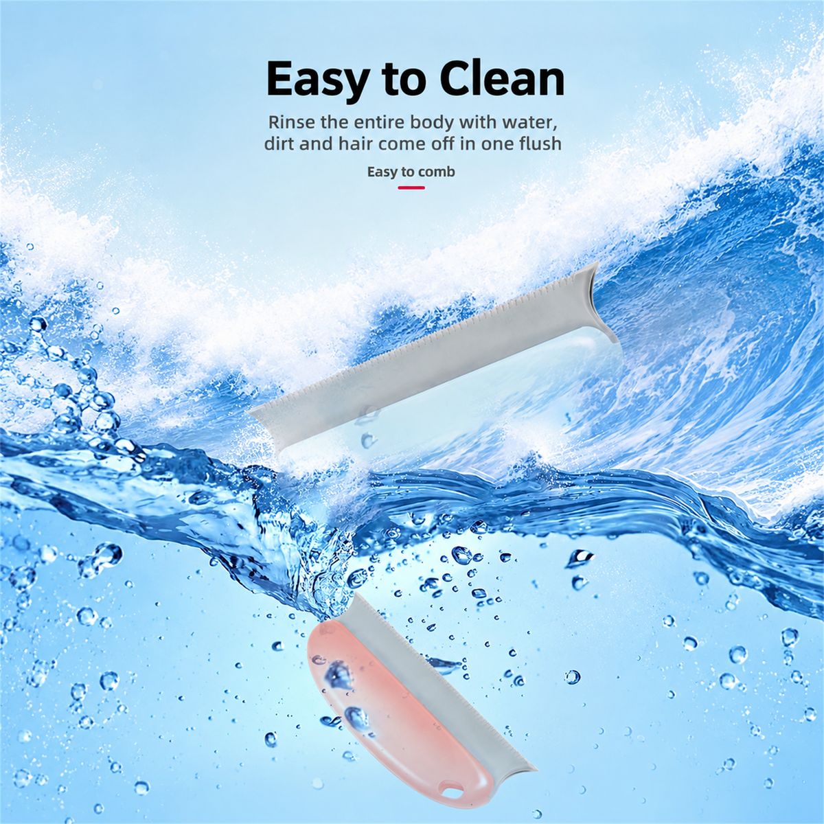 KIMPETS pet hair remover brush detail image 10