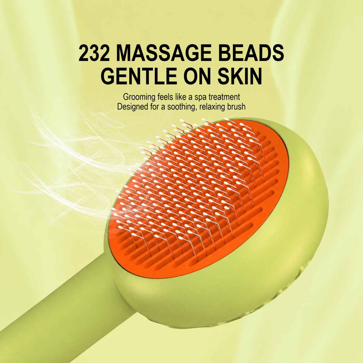 AIWO Doughnut Pin Brush with 232 massage beads