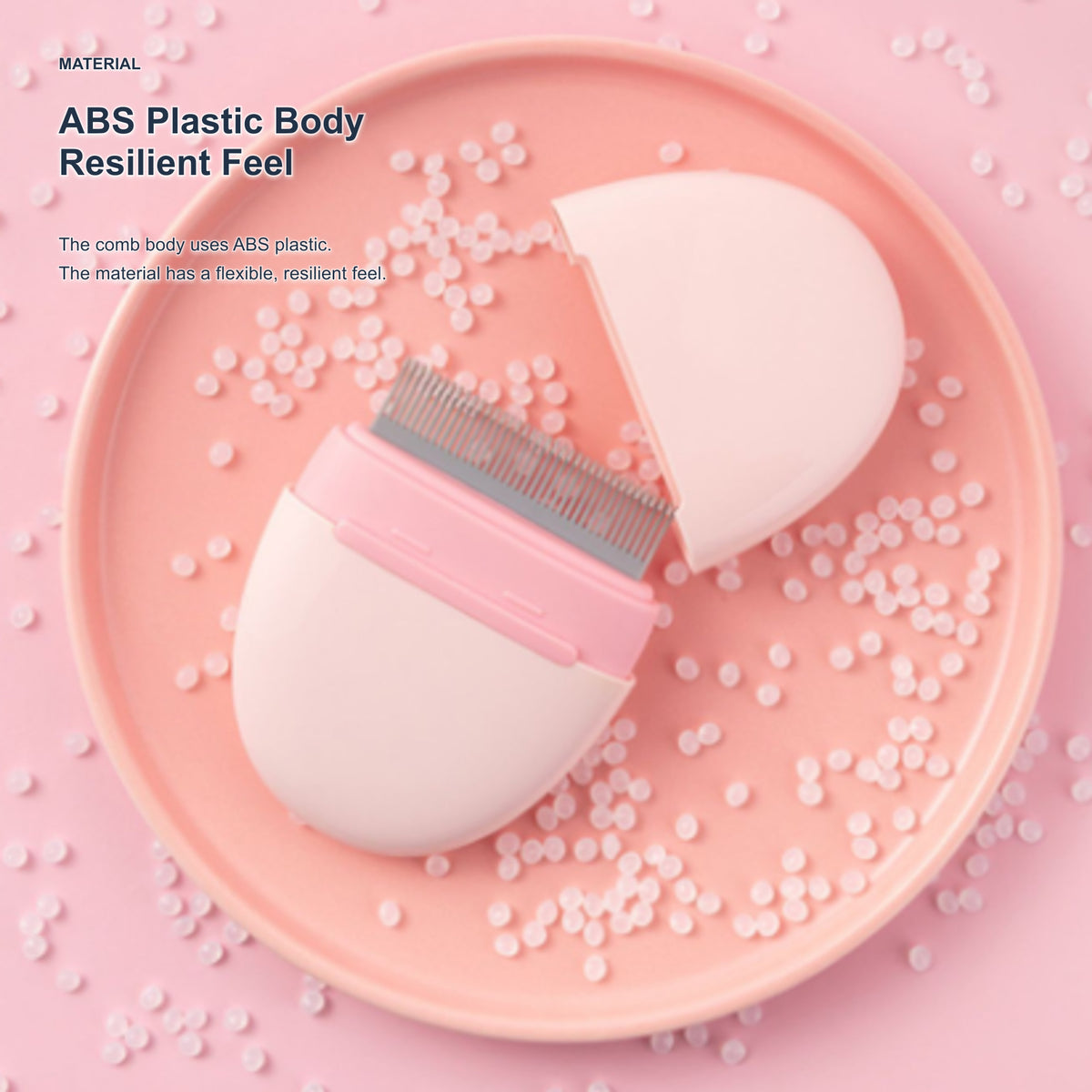 Aiwo pebble cat grooming comb with ABS plastic body [Gallery: Shared]