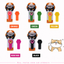 Paw-shaped cat laser toy colour options and packaging [Latest English correction for original 11]