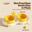 Anti-Spill Pet Bowls, Dual-Use Set