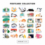 Cat postcard collection assortment overview - module 11