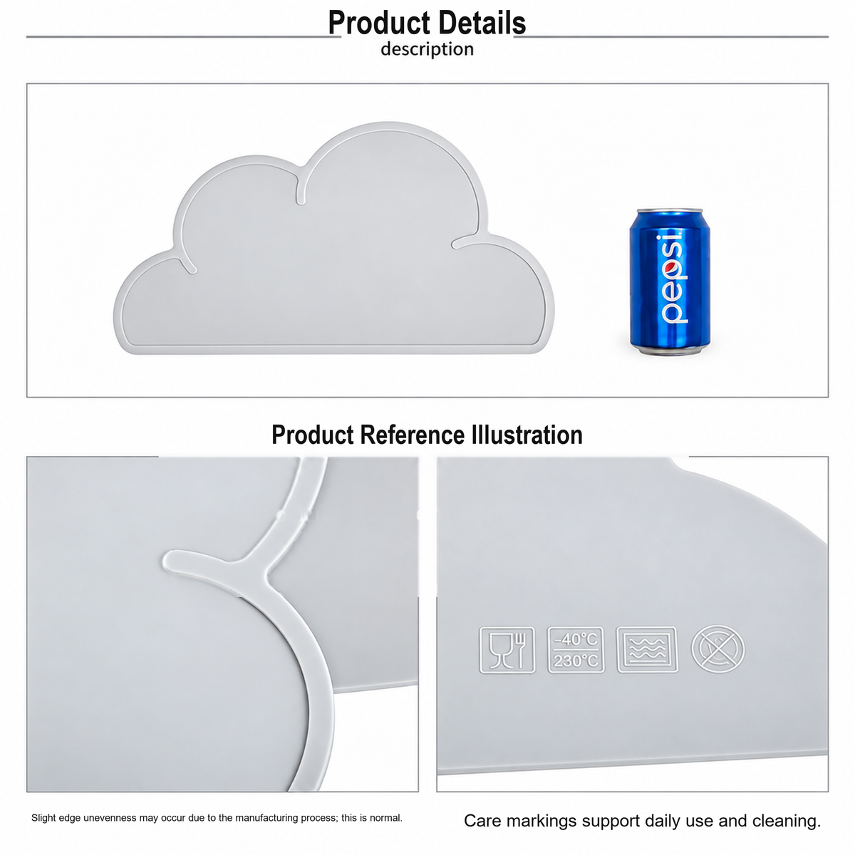 Revised English product detail and care-marking reference image