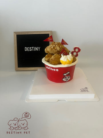Fried Chicken Bucket Pet Cake，Pet Birthday Cake, Pet Cake，Dog&Cat Birthday Cake