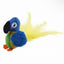 GiGwi Blue Parrot sound-emitting plush cat toy